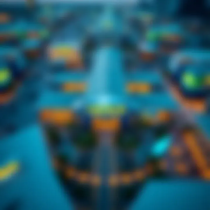 Architectural Brilliance of IKEA Festival Plaza Aerial view of IKEA Festival Plaza showcasing its architectural brilliance