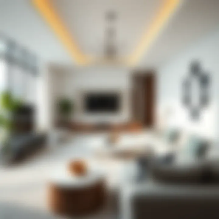 Modern space with innovative design elements