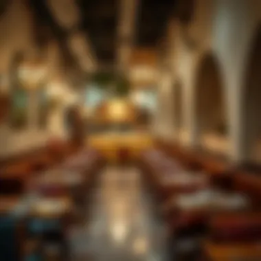 Charming Atmosphere of a Unique Restaurant Cozy ambiance of a hidden gem restaurant