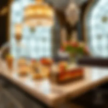 Artistry in Dessert Creations A sumptuous dessert display, showcasing artistry and flavor.