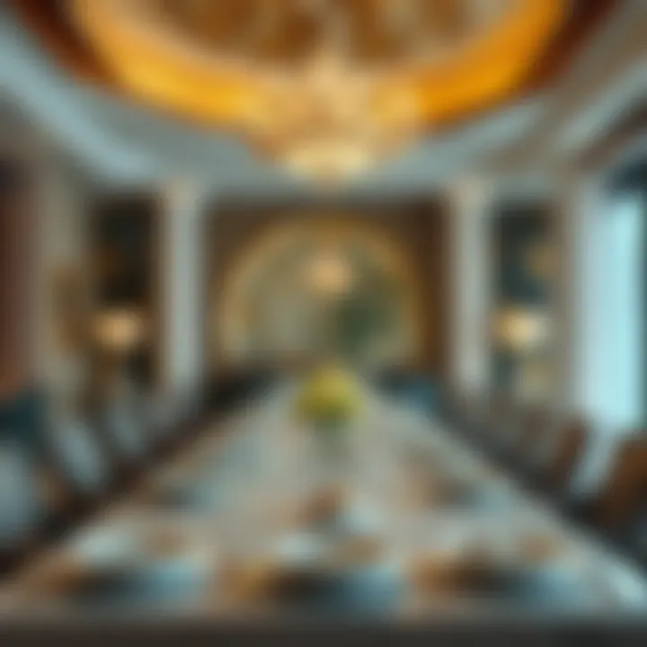 An Elegant Dining Experience Elegant dining setting showcasing exquisite tableware.