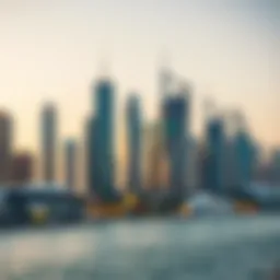 Luxury skyline of Dubai showcasing modern architecture