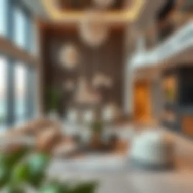 Luxurious interior of a residence at Manazel Al Khor