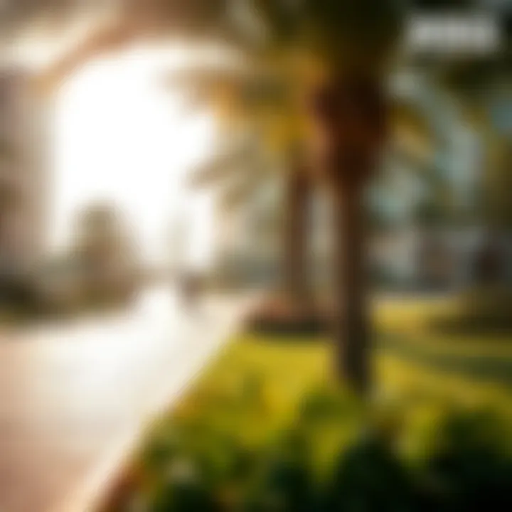 Beautiful parks and recreational areas within the city