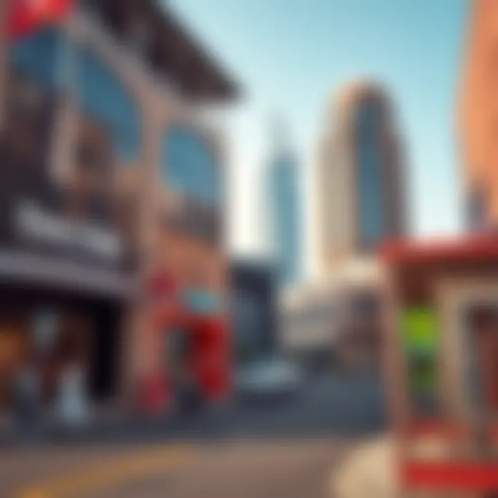 Commercial spaces in Nahda emphasizing investment opportunities