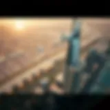 Aerial view of Dubai showcasing Nahkeel developments