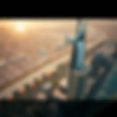 Aerial view of Dubai showcasing Nahkeel developments