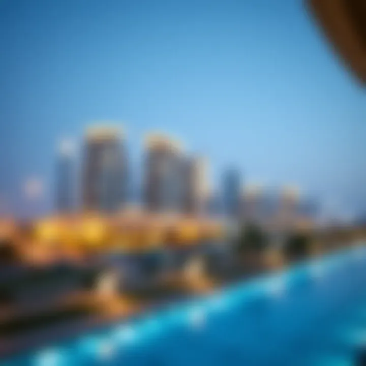 Stunning Skyline View of Nakheel Properties Stunning skyline view of Nakheel properties in Dubai