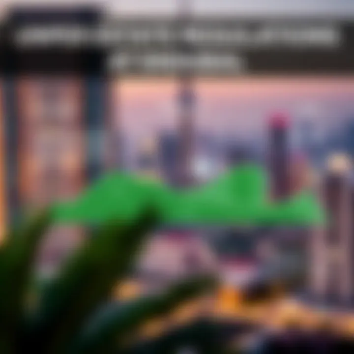 An infographic showing the regulatory framework for real estate in Dubai