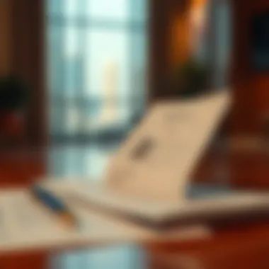 Visual representation of essential documents for renewal