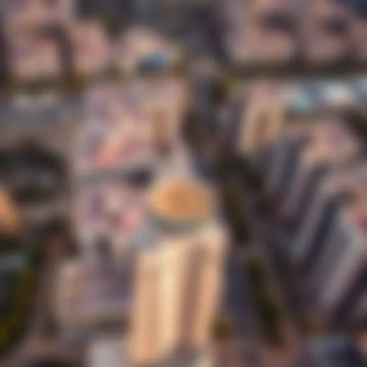 Aerial view of NMC Nahda Dubai showcasing residential buildings