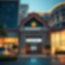 A digital representation of UAE banking options