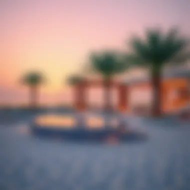 Luxurious beachfront resort in the UAE