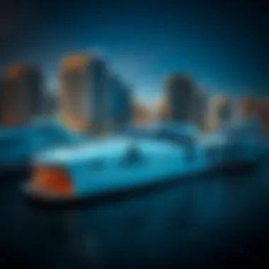 Luxurious yacht docked in Dubai Marina