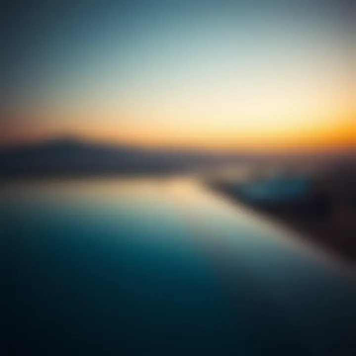 Infinity pool with scenic view