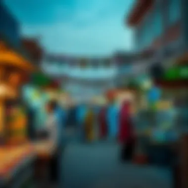 Sharjah Cultural Market Vibrant market scene in Sharjah reflecting cultural diversity