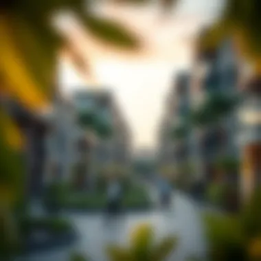 Vibrant community spaces surrounding Sobha Hartland Waves