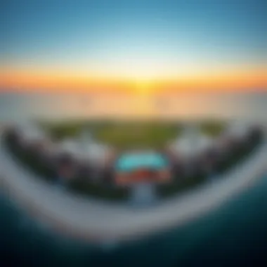 Panoramic view of Sobha Hartland Waves from above