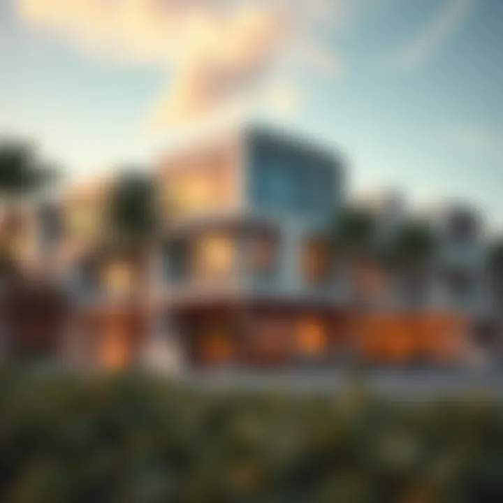 Modern Architecture in Soul Beach Modern architecture in Soul Beach district