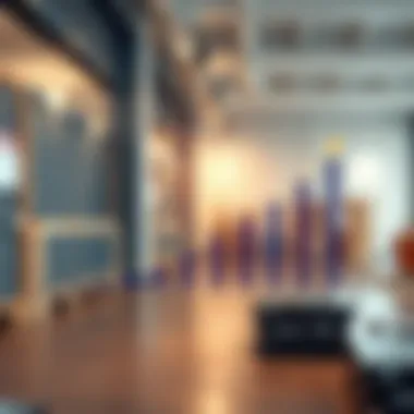 Graph depicting market trends in the storage rental sector