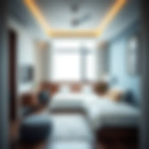 Modern Studio Room Design Cozy studio room showcasing modern interiors