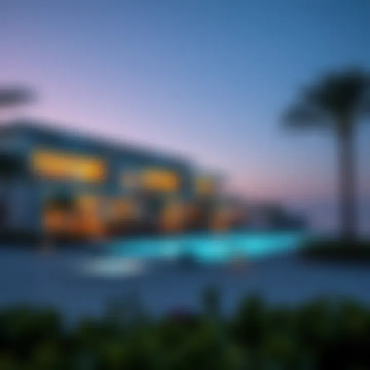 Opulent Real Estate Near Sunset Beach Luxurious beachfront properties at Sunset Beach.