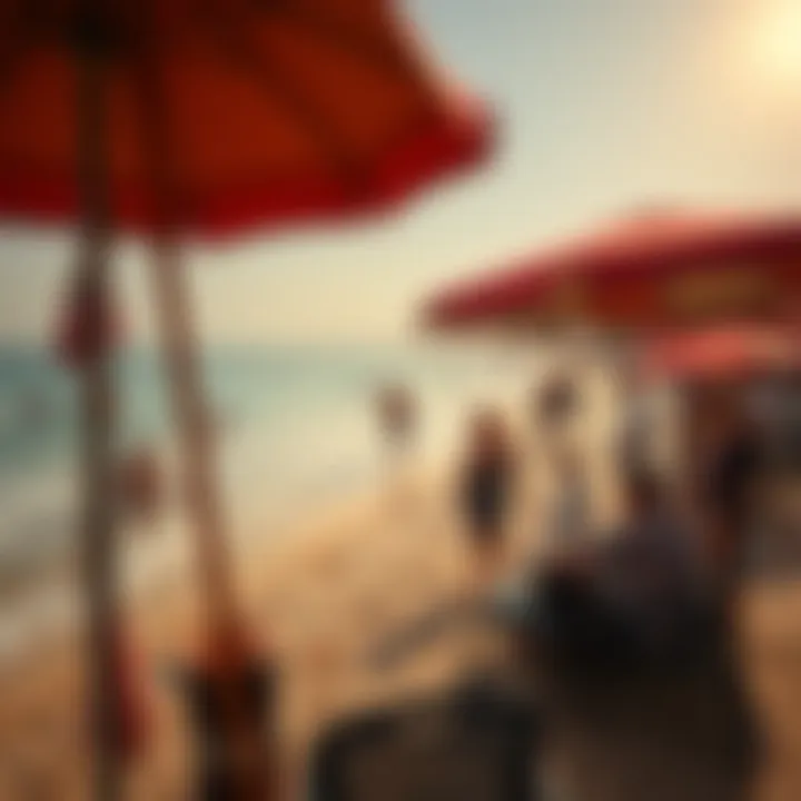 Diverse Activities at Sunset Beach Vibrant recreational activities at Sunset Beach.