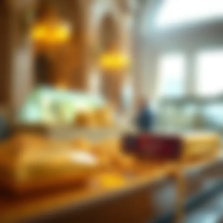 Historical Significance of Gold in Trade An artistic representation of gold's historical significance in trade