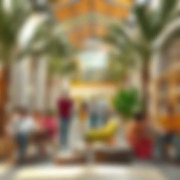 People enjoying communal spaces within an Oasis Center