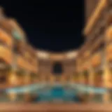 Stunning architectural design of an Oasis Center in Dubai