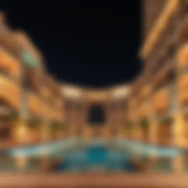 Stunning architectural design of an Oasis Center in Dubai