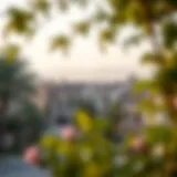 A scenic view of a cozy neighborhood in Dubai