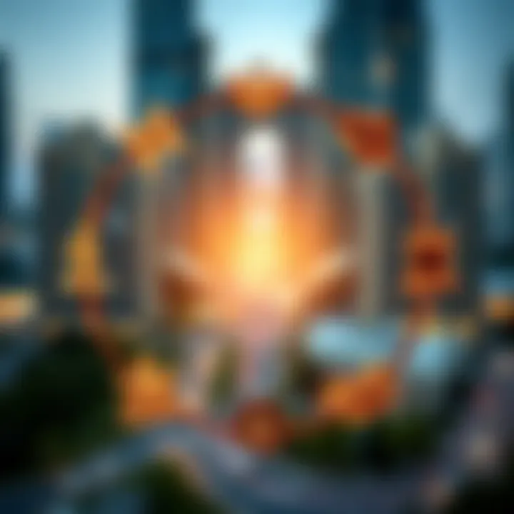 Cycle of Karma: Influencing Real Estate Investments A visual metaphor of a cycle depicting the flow of karma within real estate investments.