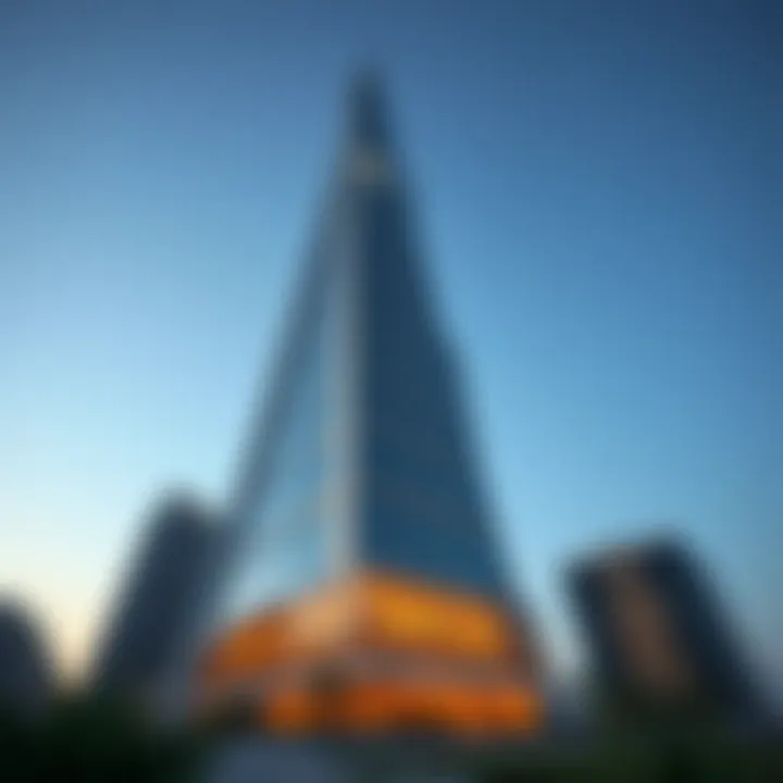 The architectural design of The S Tower showcasing its sleek exterior