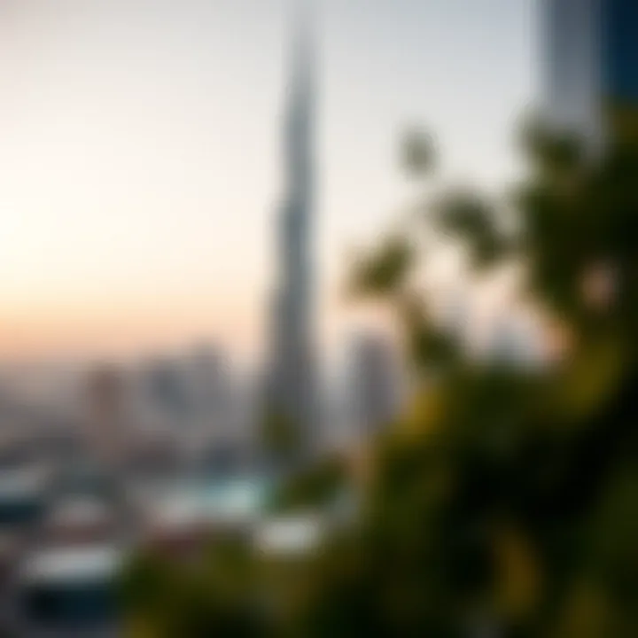 A panoramic view of Dubai's skyline featuring The S Tower