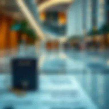 An elegant representation of the application process for UAE visas