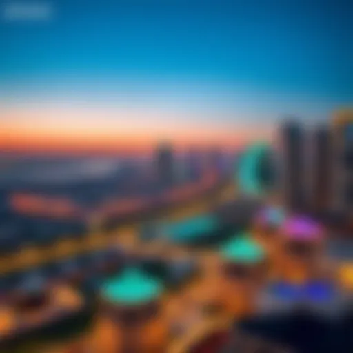 A panoramic view of Ayana Properties in Dubai