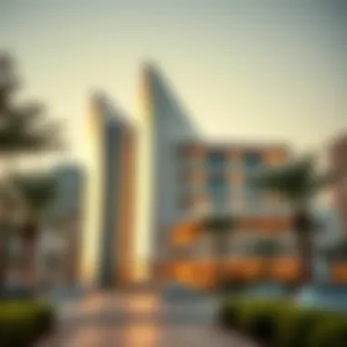 Modern Architectural Marvel: دو ياس مول Stunning exterior view of دو ياس مول showcasing modern architecture