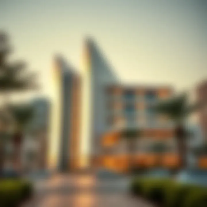 Modern Architectural Marvel: دو ياس مول Stunning exterior view of دو ياس مول showcasing modern architecture