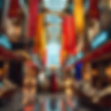 Dynamic Retail Environment: Inside دو ياس مول Vibrant interior of دو ياس مول filled with retail and dining experiences