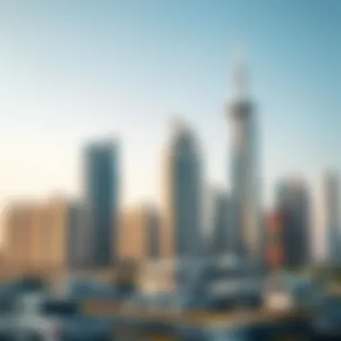 Modern skyline of Dubai showcasing real estate diversity