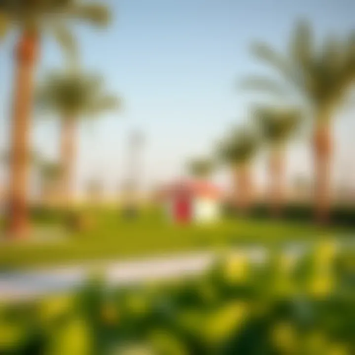 Community Park in Al Qusais A community park in Al Qusais encouraging outdoor activities and social interactions.