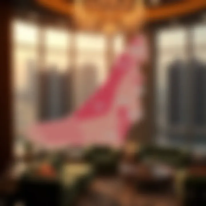 Map highlighting regional disparities in freehold property availability across Dubai