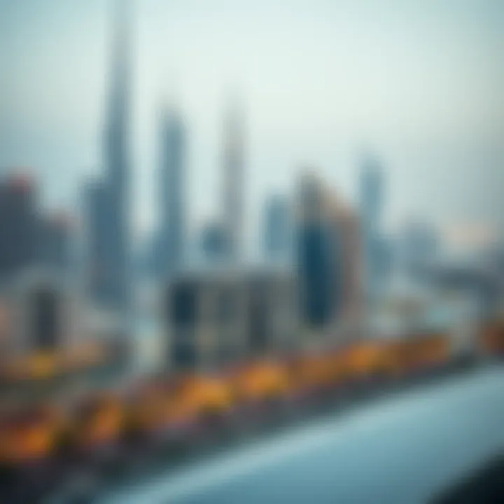 Overview of Dubai skyline showcasing residential properties