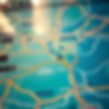 Map of Dubai Metro lines