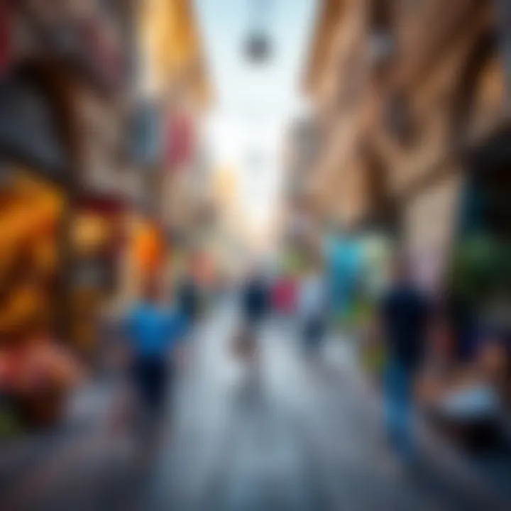 Visitors exploring the bustling pathways of Naif Souk