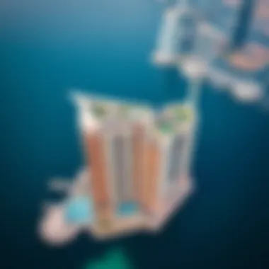 Aerial Perspective of One at Palm Aerial view of One at Palm showcasing its breathtaking architecture