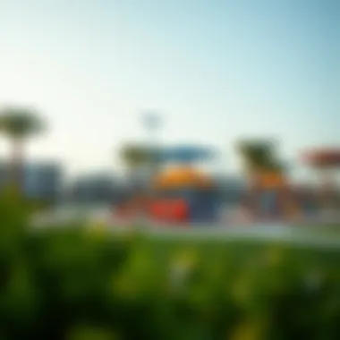 Vibrant community park in Jebel Ali highlighting recreational amenities