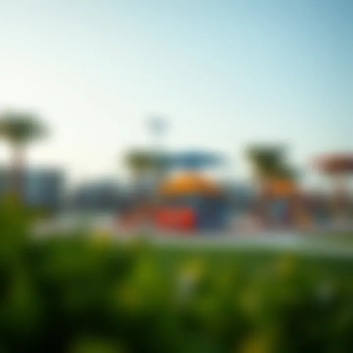 Vibrant community park in Jebel Ali highlighting recreational amenities