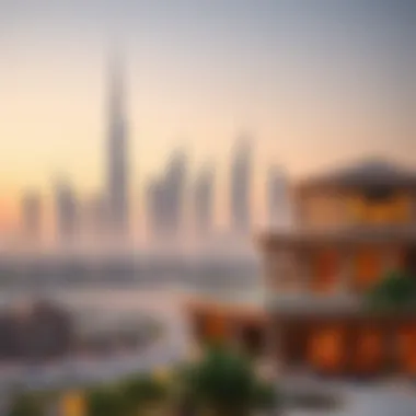 Dubai skyline showcasing luxury real estate